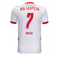 Fotballdrakt Herre RB Leipzig Antonio Nusa #7 Hjemmedrakt 2024-25 Kortermet